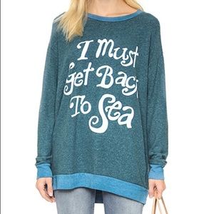 Wildfox Must Get Back to Sea Roadtrip Sweatshirt